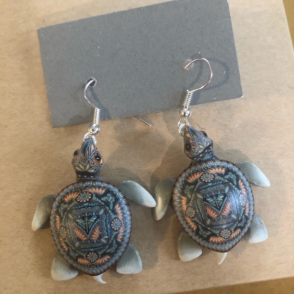 Jon Stuart Anderson Jewelry - Jon Stuart Anderson Sea Turtle Earrings